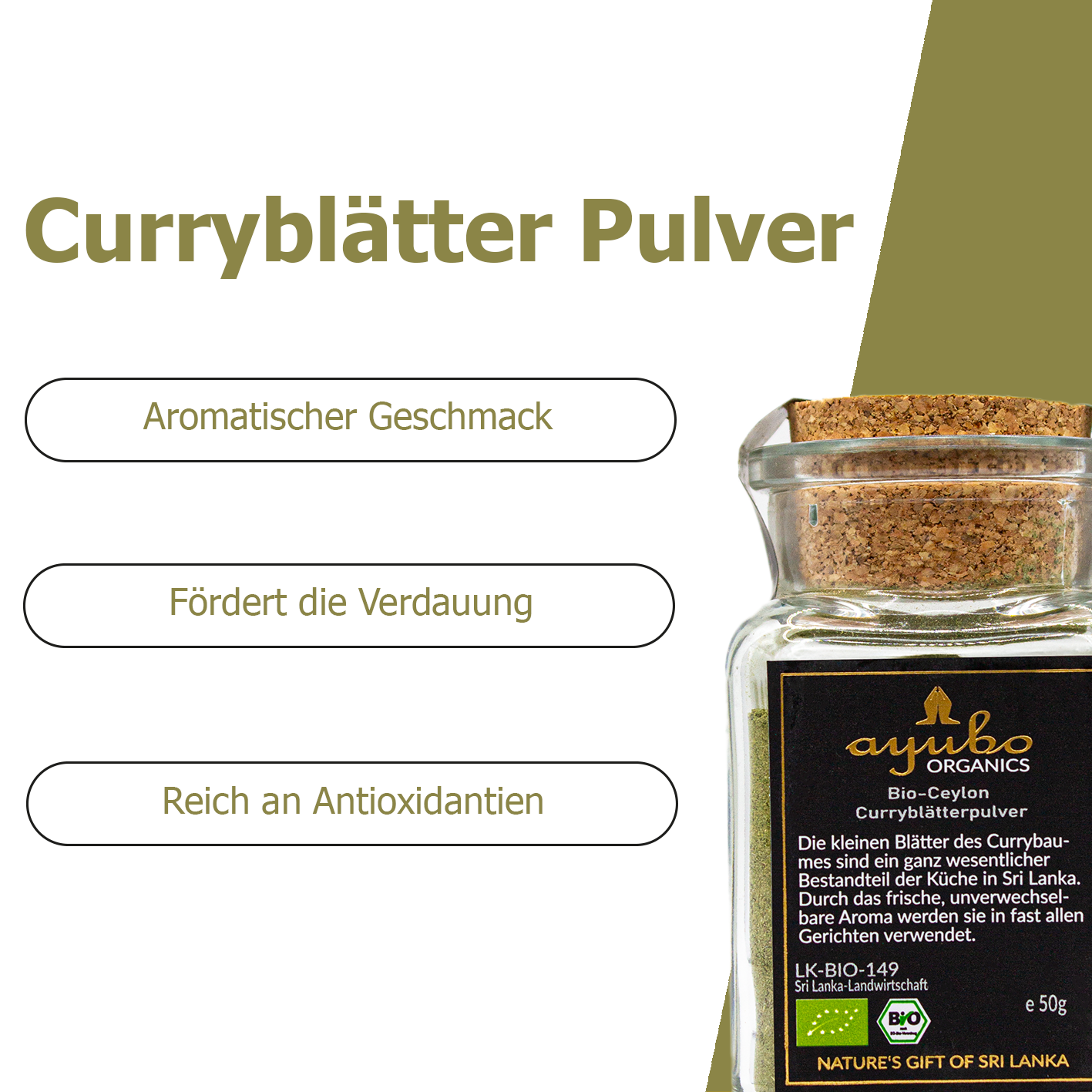 Curryblätter Pulver