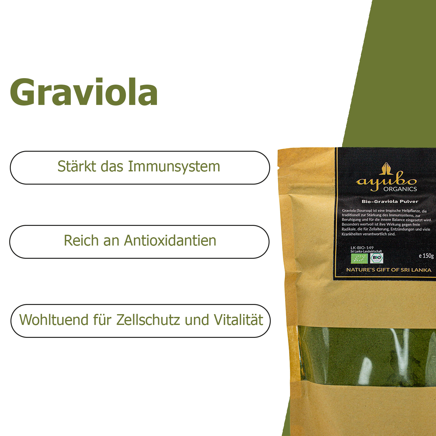 Bio Graviola Pulver