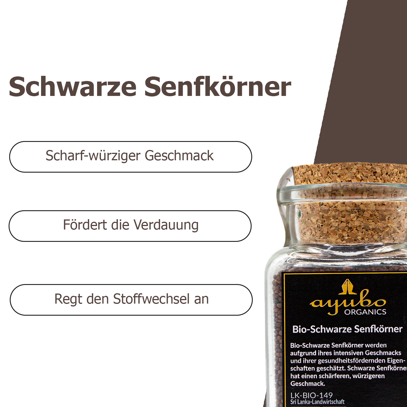Schwarze Senfkörner